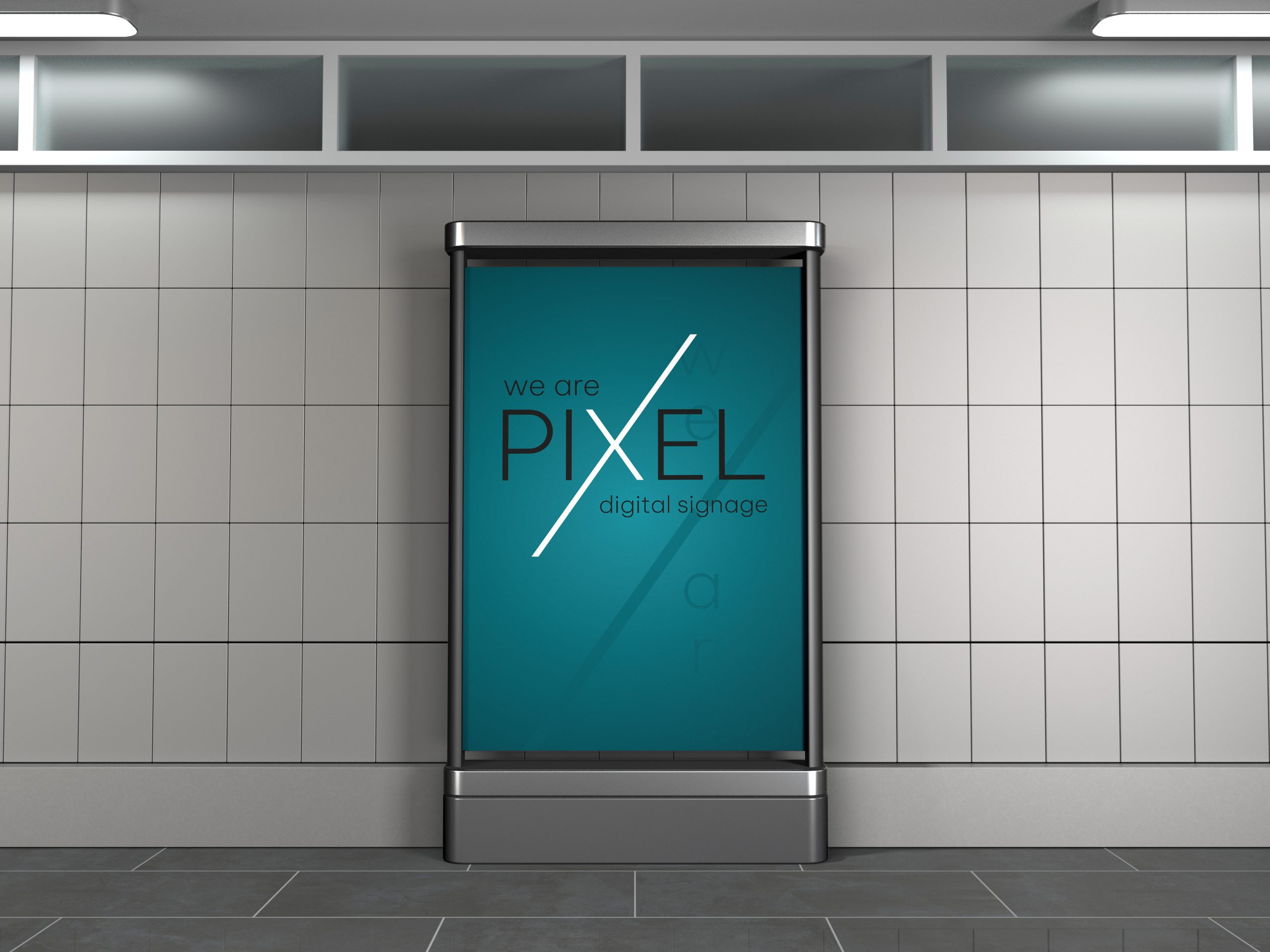 Digital Signage Display Mockup